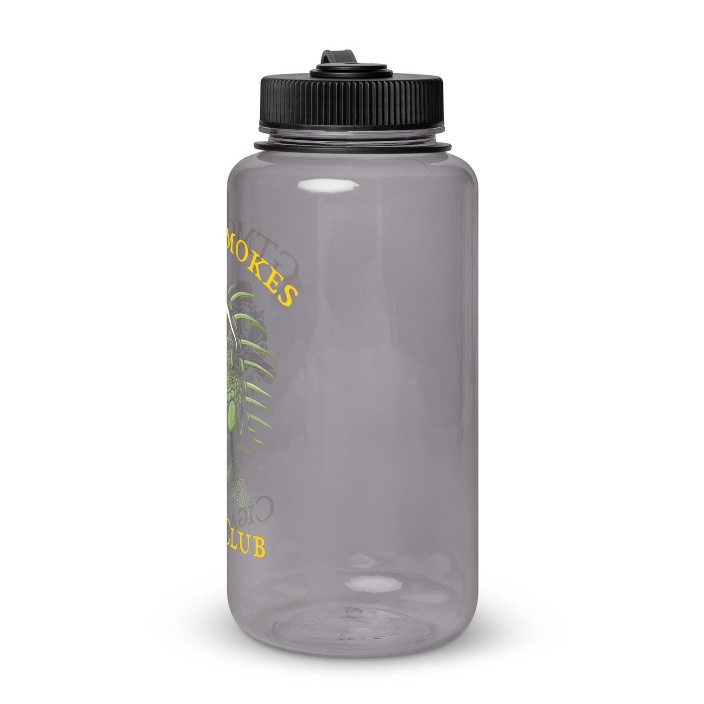 Wide mouth plastic water bottle